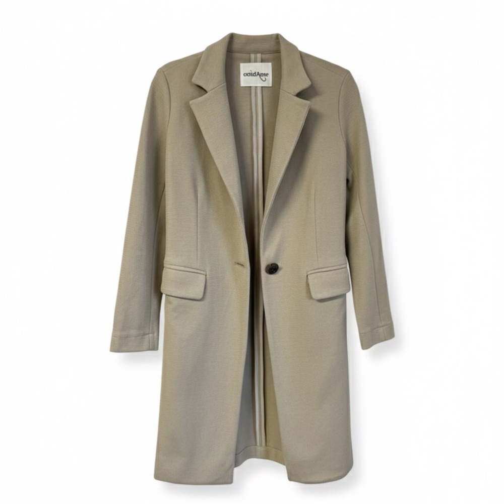 ottod’Ame Beige Tailored Trench Coat | Premuim Designer, Made in Italy | XSmall